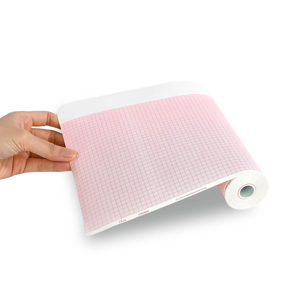 Thermal Paper Roll with Header Full Size 210mm x21.3m - for ELI/BUR230 - 1 Roll - 