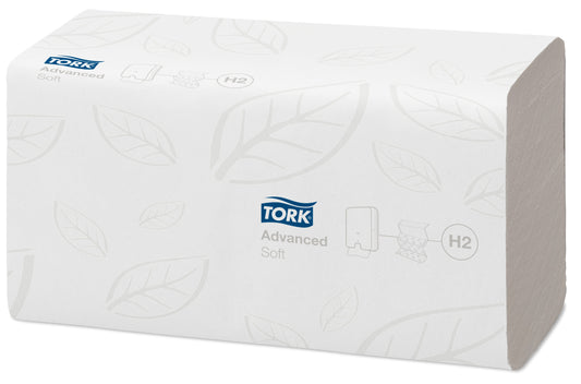 Tork Soft Multifold Hand Towel 2Ply - 130289 - Case of 21 x 180 Sheets - 