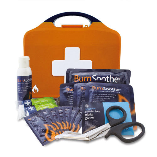 Burns First Aid Kit in Orange Aura3 Box - Reliance