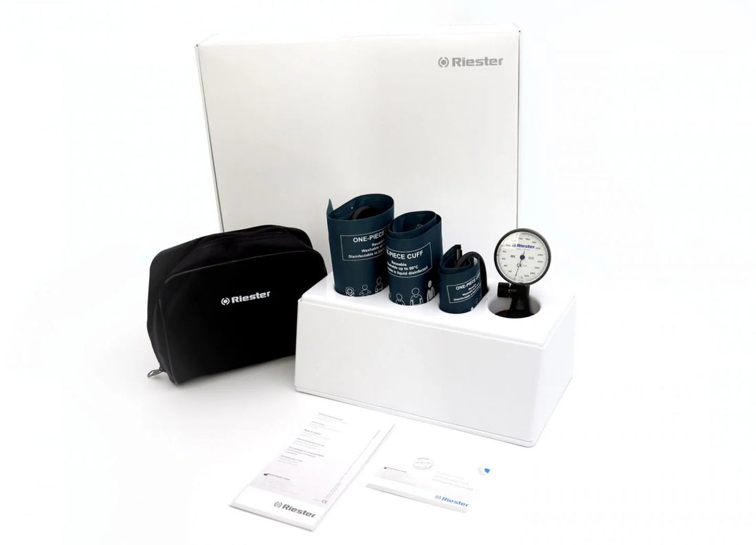 R1 Shock Proof® Aneroid Sphygmomanometer - With Adult, Large and Child Cuffs