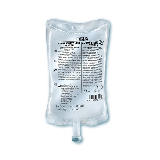 Omnia 0.9% Saline Solution - 500ml - Box of 15 - 