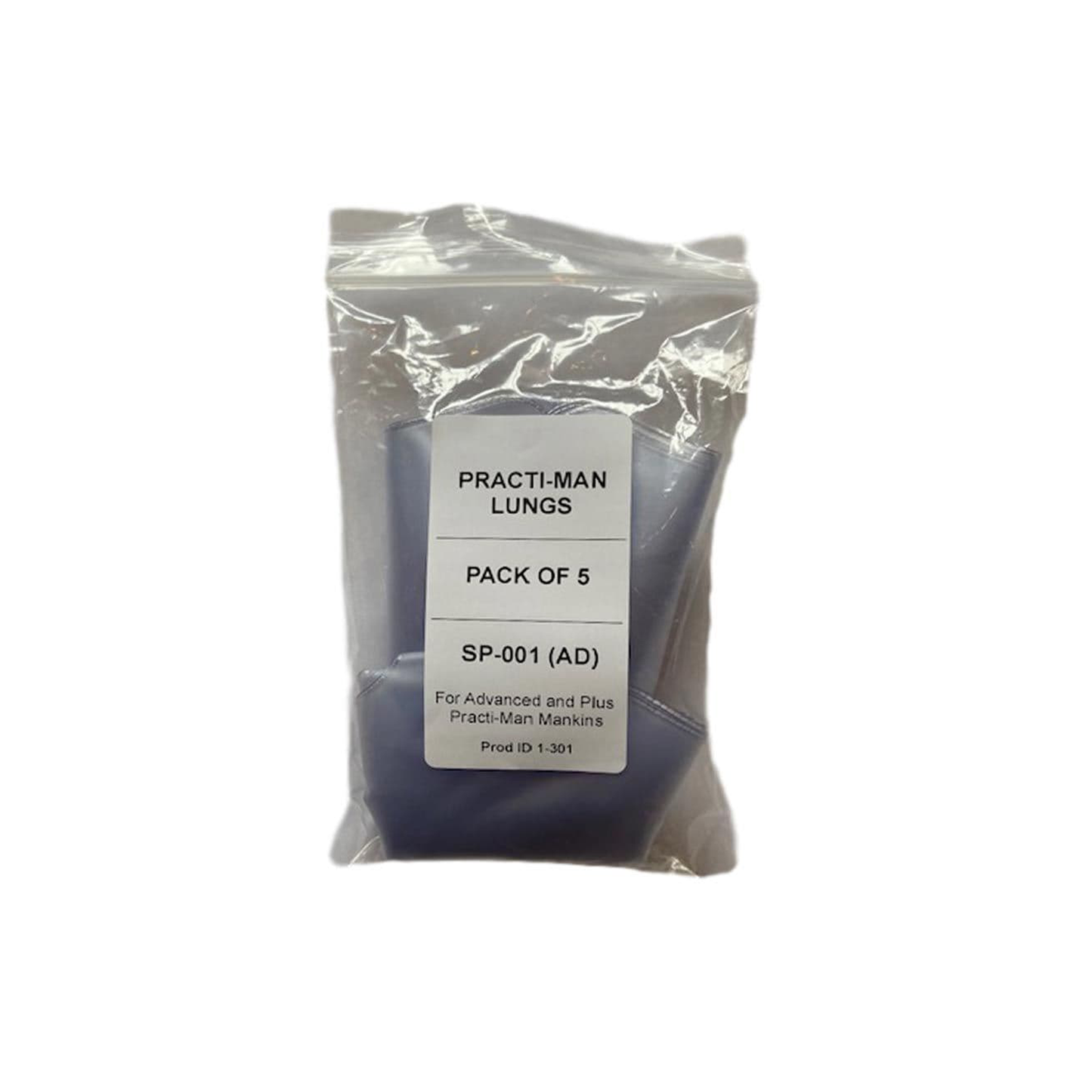 PractiMan Advanced/Plus Manikin Spare Lungs - Pack of 5 - PractiMan