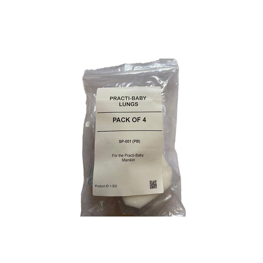 PractiBaby Spare Lungs Foam  - Pack of 4 - PractiMan
