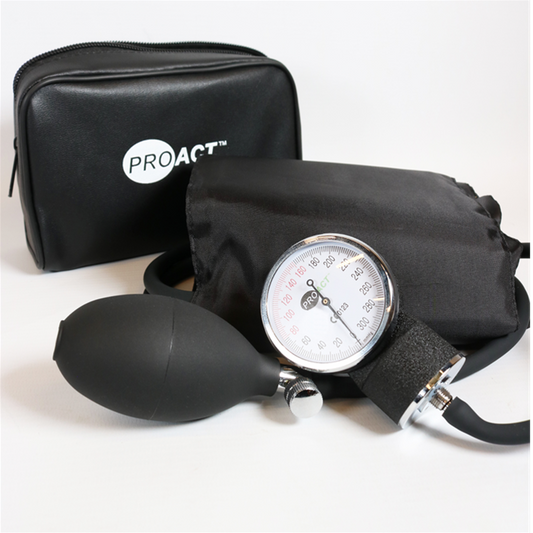 Aneroid Sphygmomanometer, Pocket Type, supplied with Adult Cuff and Carry Case - 