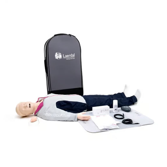 Resusci Anne QCPR Airway Head Full Body with Trolley Bag - 