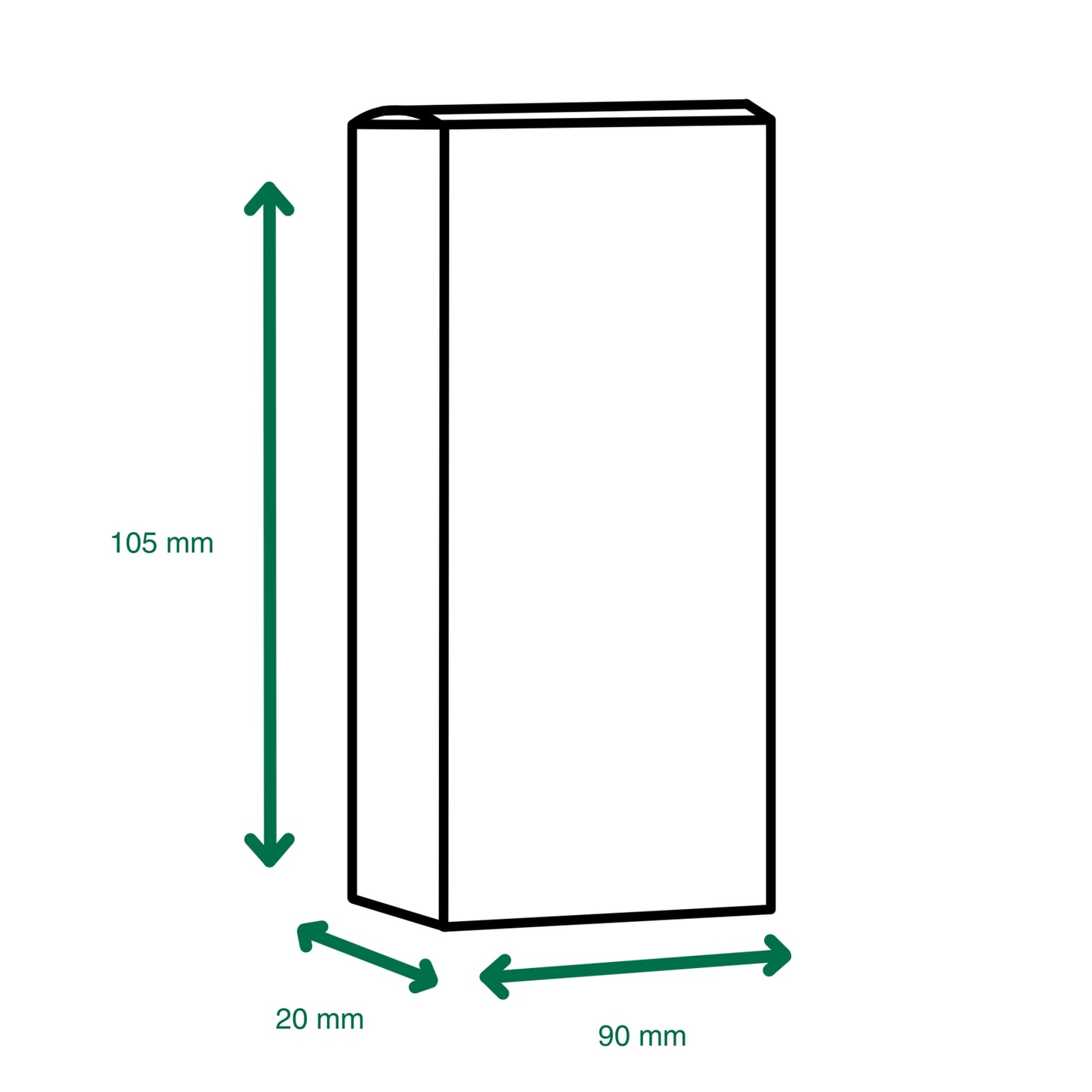 PurePac Tablet Cartons 135mm x 60mm x 44mm - Pack of 250