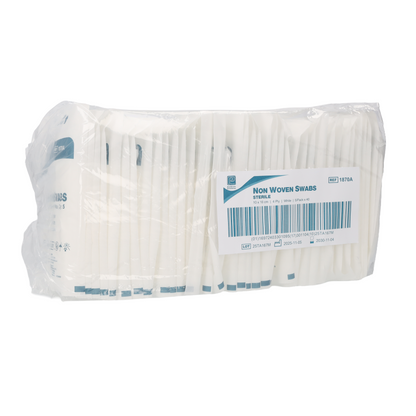 Non-Woven Sterile Swabs - 10 x 10cm 4 Ply - 40 Packs of 5