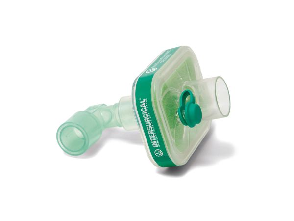 Filta-Therm™ HMEF with luer port and fixed elbow - Box Of 50 - Intersurgical