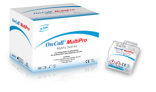 On-Call MultiPro HbA1c test cartridges (10 pack)