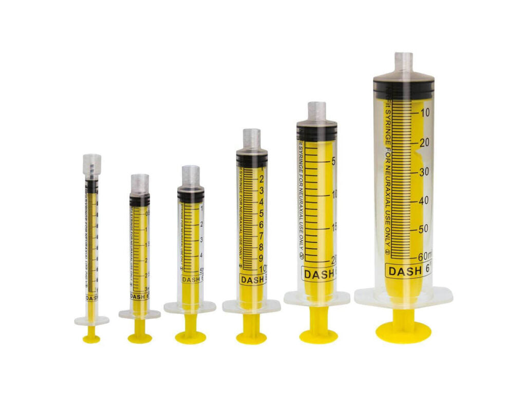 DASH 6 NRFit Lock Syringe 1ml - Box of 100