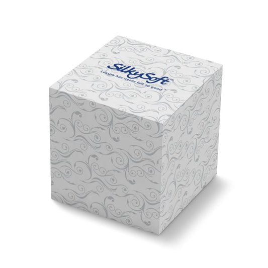 SilkySoft Luxury Cube Tissues 2Ply  - 70 sheets