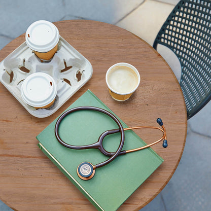 Littmann Classic III Monitoring Stethoscope: Chocolate & Copper 5809 - Over Engraved - Littmann Stethoscopes
