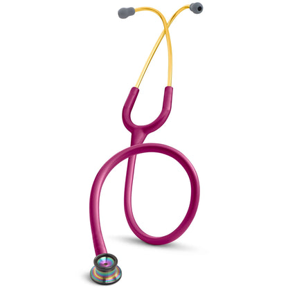 Littmann Classic II Infant Stethoscope: Raspberry Rainbow 2157 - Over Engraved - Littmann Stethoscopes