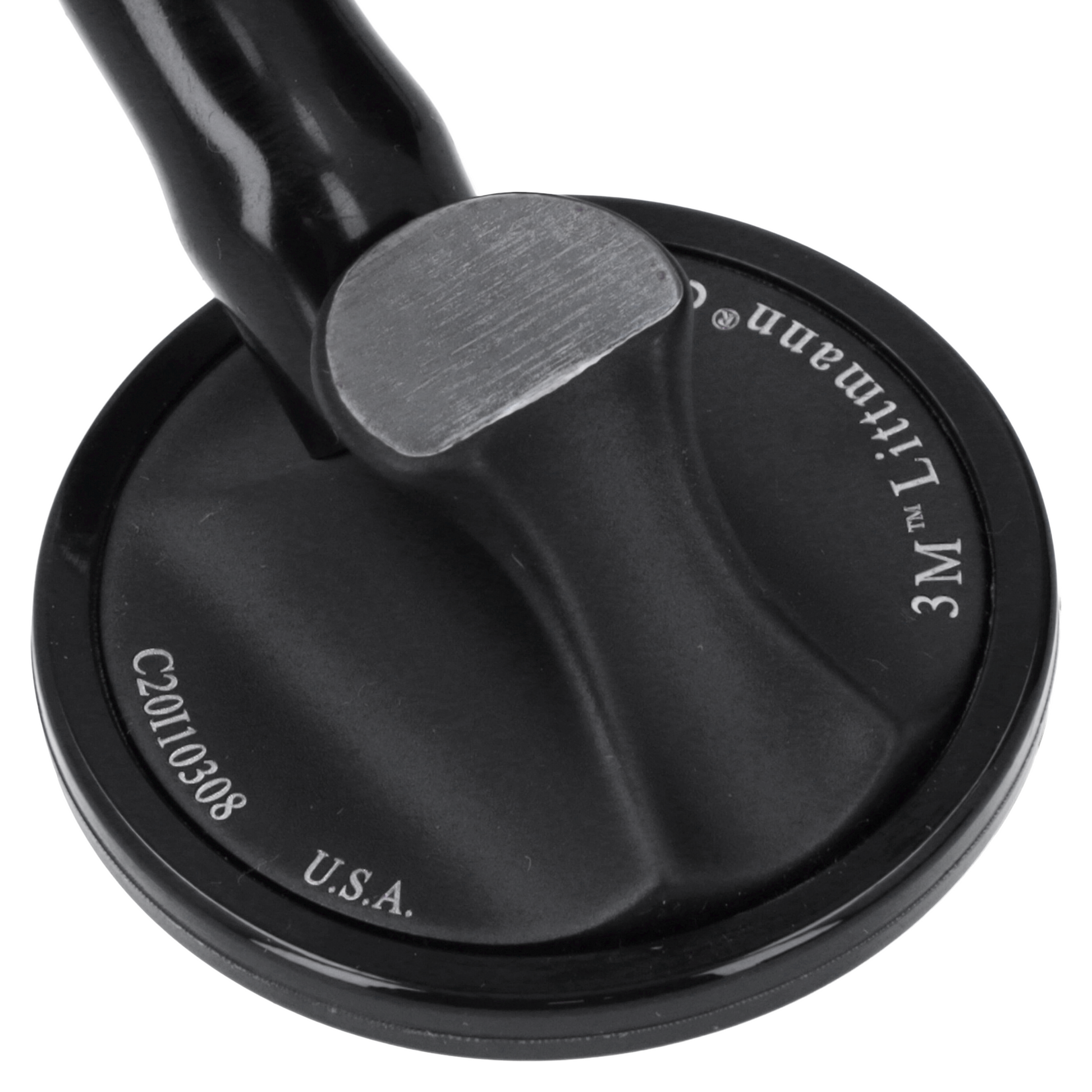 Littmann Master Cardiology Stethoscope: All Black 2161 - Over Engraved - 