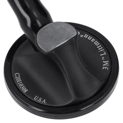 Littmann Master Cardiology Stethoscope: All Black 2161 - Over Engraved - 