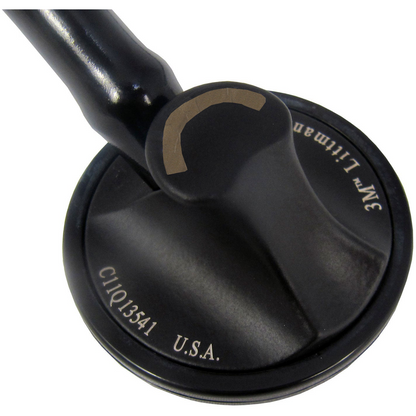Littmann Master Classic II Stethoscope: All Black 2141 - Over Engraved - 