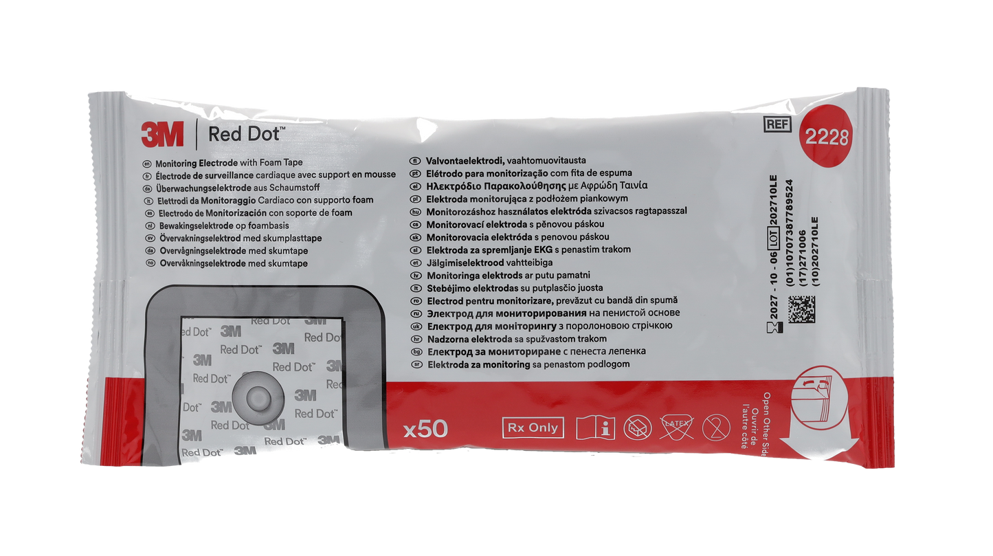 3M ECG Monitoring Electrodes x 50