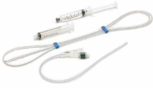 Silicone 2-Way Foley Catheter Exchange Kit - Open Tip with Guidewire - 
