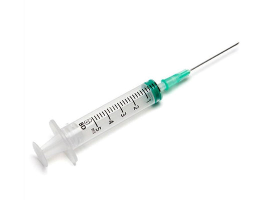 BD Emerald Syringe 5ml Luer slip with detached needle 21G x 1½" - Box of 100 - 