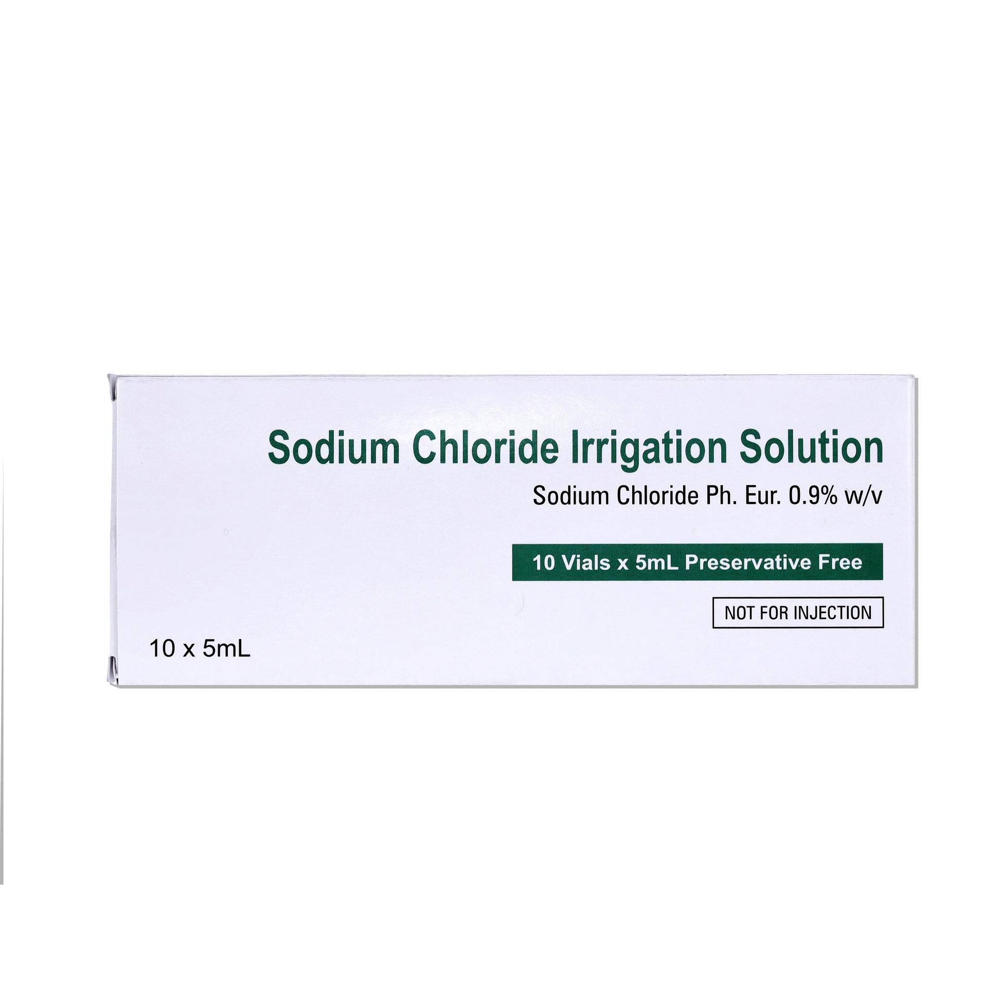 5ml Sodium Chloride Eye Wash Solution - pack of 10 - Wallace Cameron
