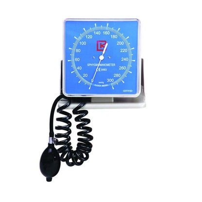 Aneroid Sphygmomanometer, Desk Model with Square Dial, supplied with Adult Cuff - 