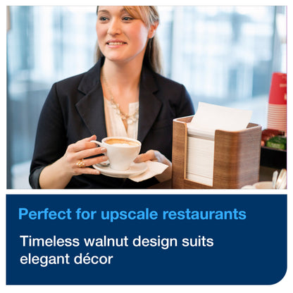 Tork Xpressnap® Tabletop Napkin Dispenser Walnut Image Line N4 - 
