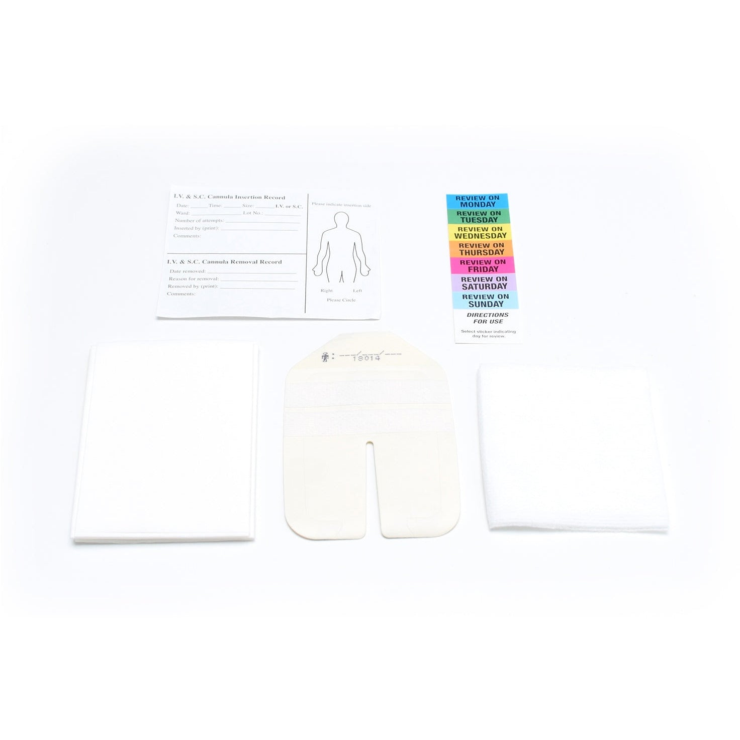 Single Standard IV Dressing Pack - Vernacare