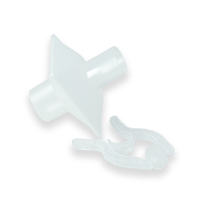 Vitalograph Eco BVF Short Oval Mouthpiee and Disposable Noseclip - Pack of 80 - Vitalograph