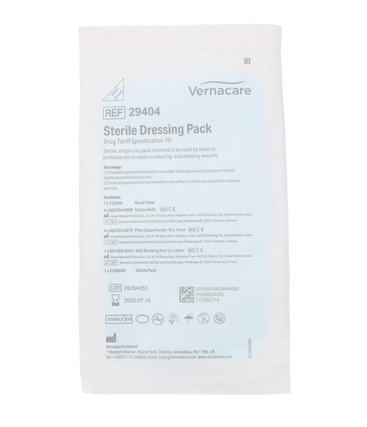 Drug Tariff Dressing Pack (sterile) Spec 10 - SINGLE - 