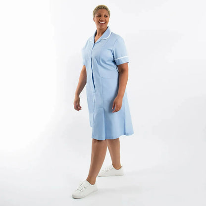 Classic Collar Dress - Zip Front - Contemporary Cut - 