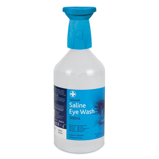 Saline Eye Wash with Eye Cap - Reliance