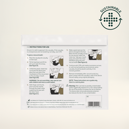 Wallace Cameron Vent Assist Resuscitation Aid - Single