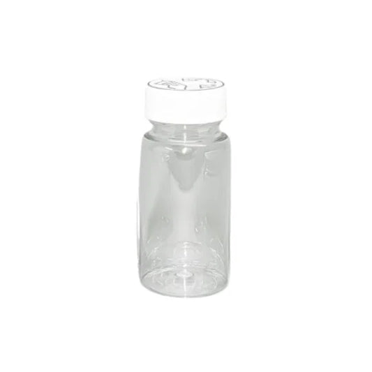 PET Clear Plastic Medipac Pot 75ml Child Resistant Cap - Single - 