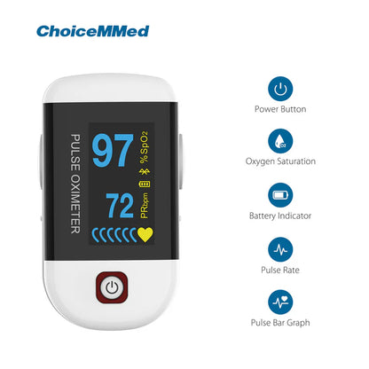 Bluetooth Fingertrip Pulse Oximeter Oxywatch