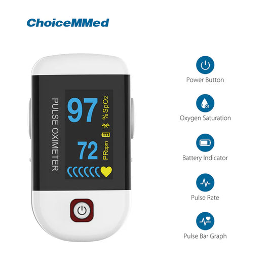Bluetooth Fingertrip Pulse Oximeter Oxywatch - 