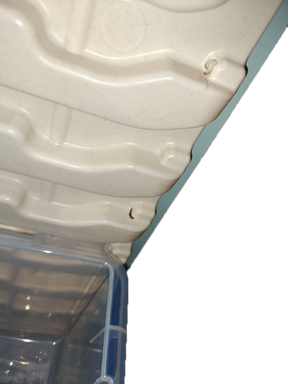 Tray Trolley - Standard Level - Single Column (Mild Steel) - 3 Small & 2 Deep Drawers - CLEARANCE DUE TO DAMAGE AND MISSING DRAW - 