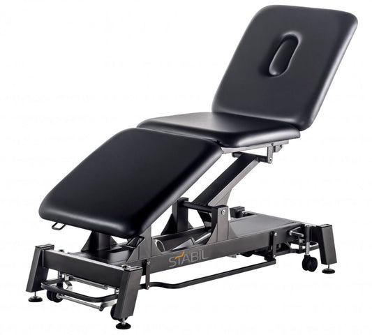 Pro 3 Section Treatment Table - Black - 360 Degree Operation - 
