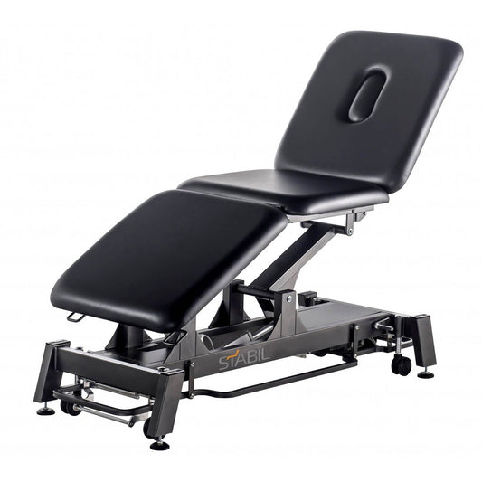 STABIL Bariatric 3-Section Treatment Table - Black Frame