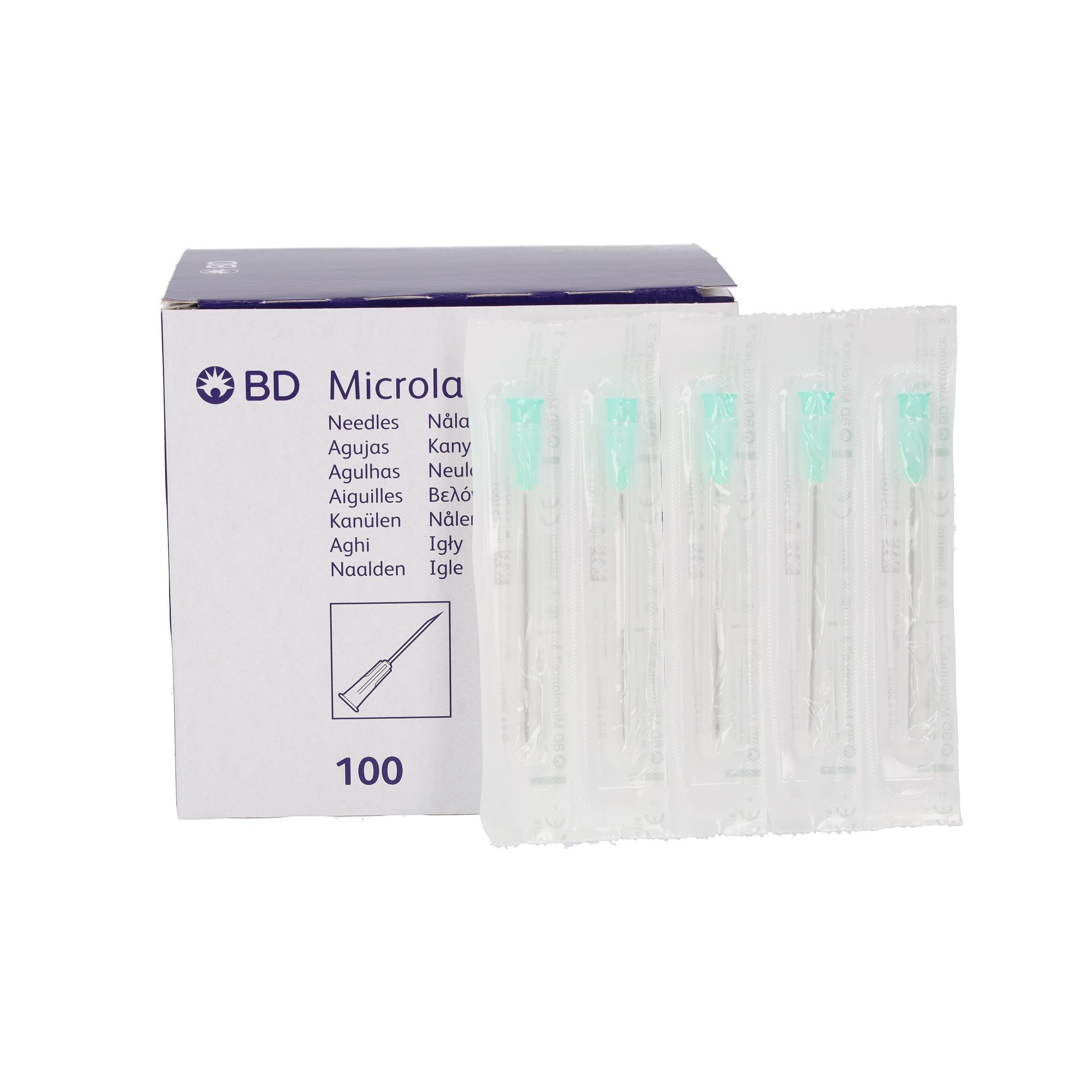 BD Microlance 3 Needles Green 21g x 2" x 100