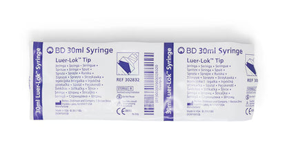 30 ml BD Luer-Lok™ Syringe only - box of 56