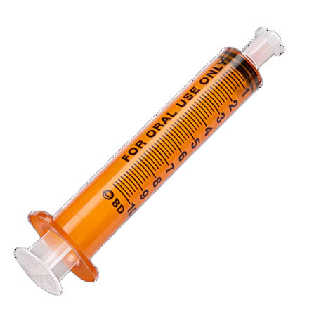 BD™ 10ml Oral Syringe, Amber, Non Sterile - Box Of 100 - 