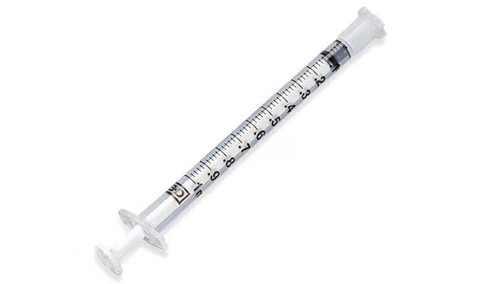 BD 1ml Clear Oral Syringe - Box of 100 - 