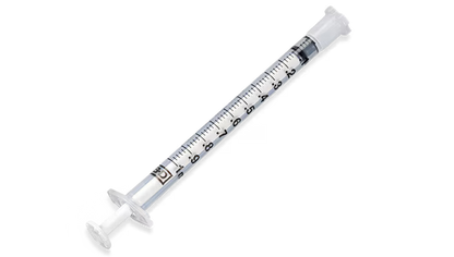 BD 1ml Clear Oral Syringe - Box of 100 - 