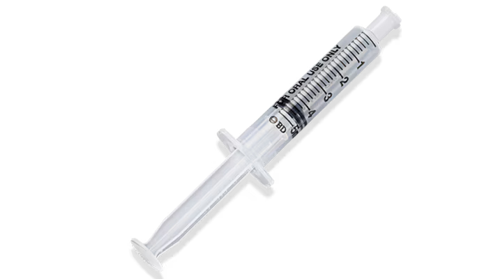 BD 5ml Clear Oral Syringe - Box of 100 - 