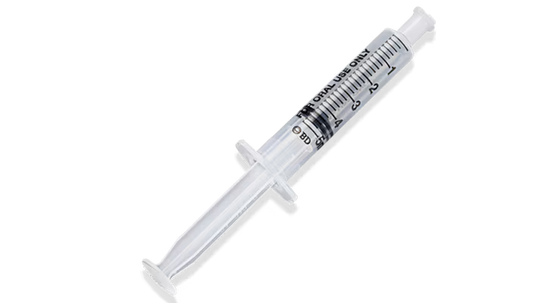 BD 5ml Clear Oral Syringe - Box of 100 - 