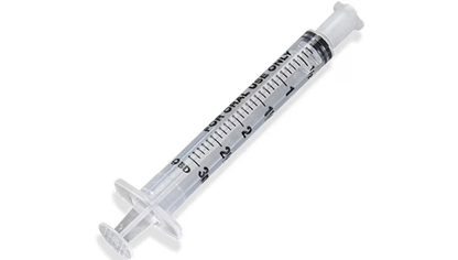 BD® Oral Syringe, 3 mL Clear with Tip Cap - Bag of 100