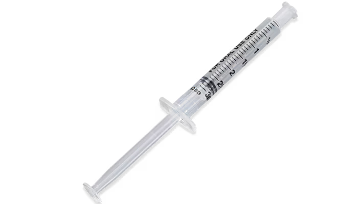 BD® Oral Syringe, 3 mL Clear with Tip Cap - Bag of 100