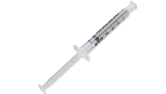 BD® Oral Syringe, 3 mL Clear with Tip Cap - Bag of 100 - 