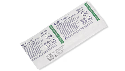 BD Eclipse Needle 21G x 1 1/2" With Detachable 3ml BD Luer-Lok Syringe - Box of 50