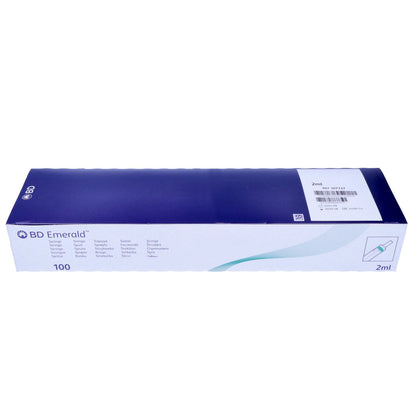 BD Emerald Hypodermic Syringe - Luer Slip Concentric - 2ml x 100 - 